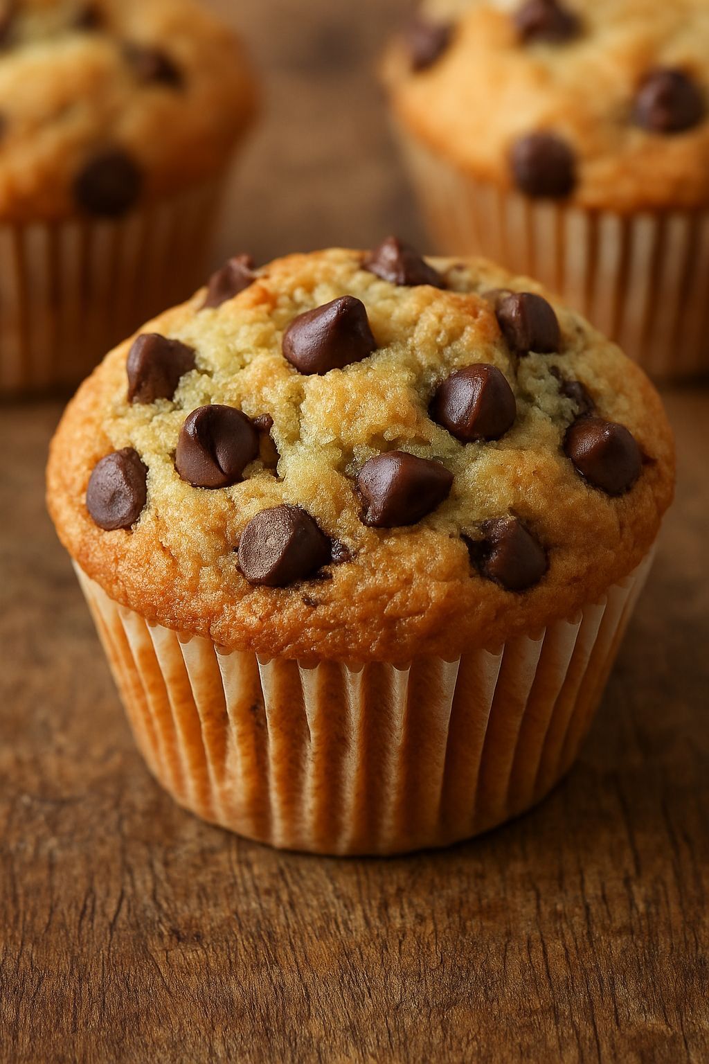 Chocolate chip cupcake