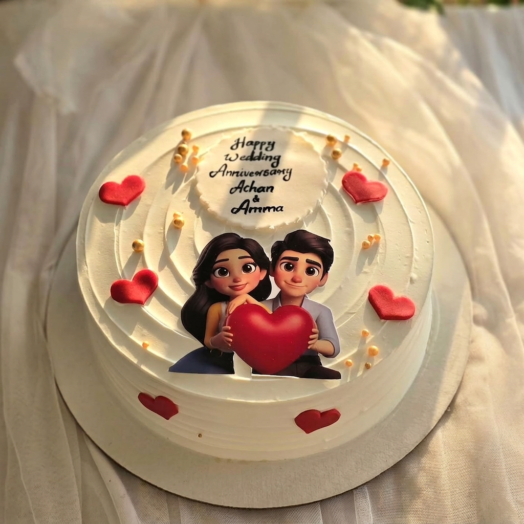 Custom anniversary cake